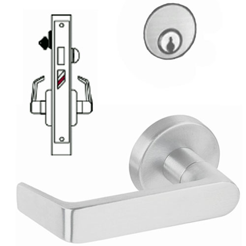 CalRoyal NM8456 SS corridor mortise lock, heavy duty